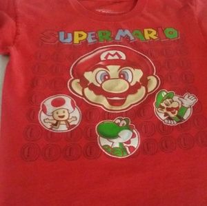 Boys supee mario tee